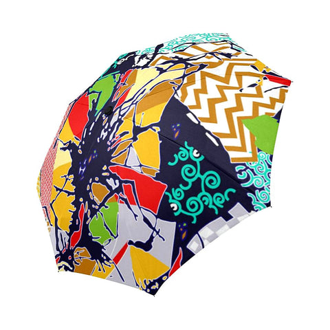 Image of Abstract Art Auto-Foldable Umbrella (Model U04)