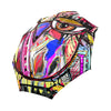 Abstract Owl Auto-Foldable Umbrella (Model U04)
