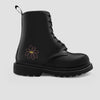 Canvas Boot with Ribbed Midsole , Lace,Up Design, Rugged Footwear,