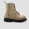 Canvas Boot, Black Rear Pull,Loop, Lace,Up Design, Ribbed Midsole, Added