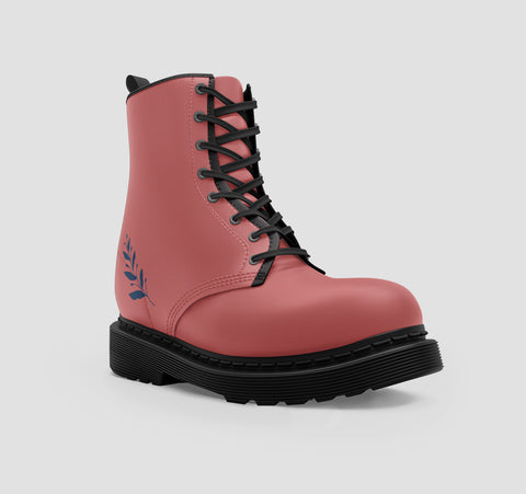 Image of Canvas Boot, Ribbed Midsole, Lace,Up Design , Explore in Style, Hiking Footwear,