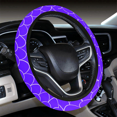 Image of Purple Mermaid Scales Steering Wheel Cover, Car Accessories, Car decoration,