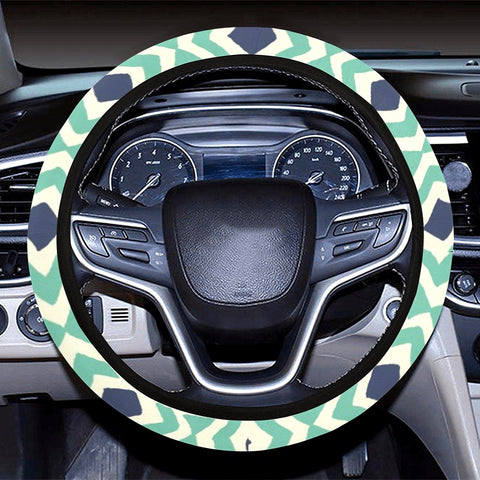 Image of Aztec Boho Style Custom Steering Wheel Cover, Car Accessories, Car decoration,