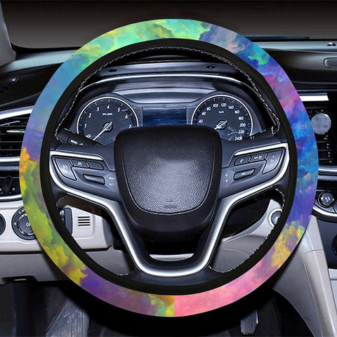 Image of Space Nebula Galaxy Outer Space Steering Wheel Cover, Car Accessories, Car