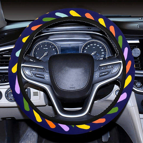 Image of African Tribal Aztec Abstract Steering Wheel Cover, Car Accessories, Car