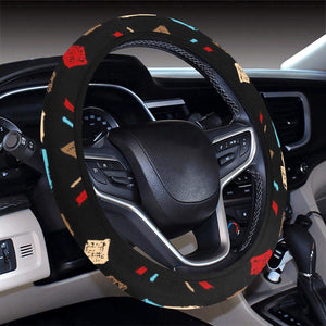Aztec Boho Style Pattern Steering Wheel Cover, Car Accessories, Car decoration,