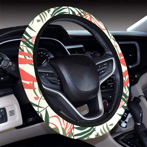 Tropical Flamingo Steering Wheel Cover, Car Accessories, Car decoration,