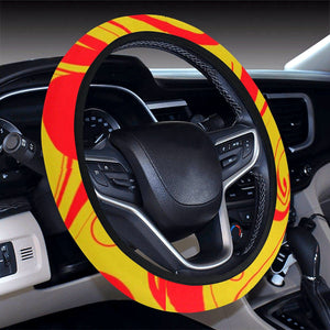 Tribal Art Pattern Steering Wheel Cover, Car Accessories, Car decoration,
