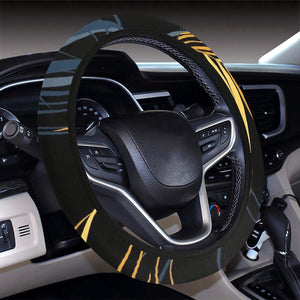 Women'S Exotic Modern Leaves Steering Wheel Cover, Car Accessories, Car