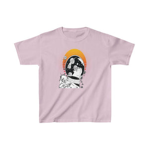 Astronaut Girl Kids Heavy Cotton Tshirt