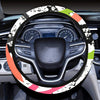 Snake Skin Pattern Triangular Steering Wheel Cover, Car Accessories, Car