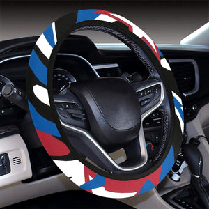 Patriotic Camouflage Red White And Blue With Stars American Pride Steering Wheel