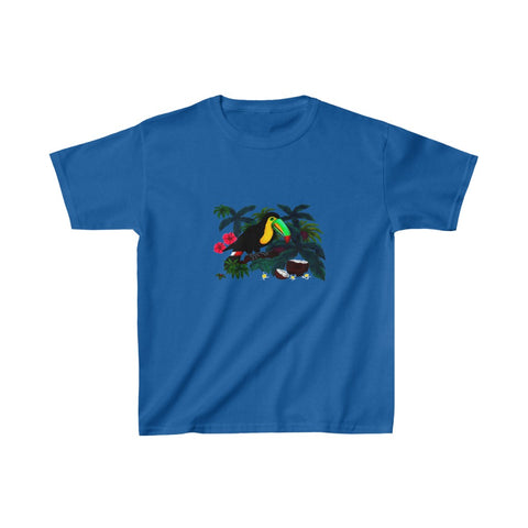 Image of Tropical Parrot Kids Heavy Cotton™ Tee