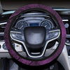 Purple Abstract Painting Wall Steering Wheel Cover, Car Accessories, Car
