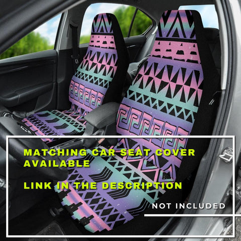 Image of Aztec Ethnic Boho Chic Bohemian Pattern Car Mats Back/Front, Floor Mats Set, Car