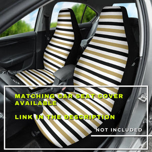 Modern Brown Black Line Design , Abstract Art Car Back Seat Pet Covers, Stylish