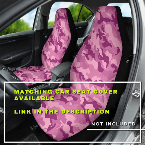 Image of Pink Camo Camouflage Steering Wheel Cover, Car Accessories, Car decoration,