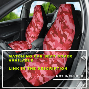 Pink Red Camouflage Steering Wheel Cover, Car Accessories, Car decoration,
