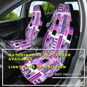 Purple African Aztec Pattern Steering Wheel Cover, Car Accessories, Car