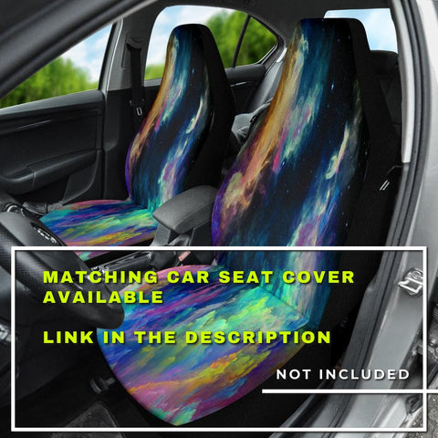 Image of Space Nebula Galaxy Outer Space Steering Wheel Cover, Car Accessories, Car