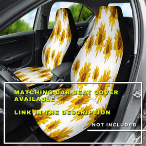 Sunflowers Flowers Steering Wheel Cover, Car Accessories, Car decoration,