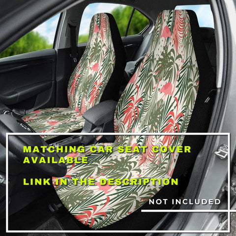 Image of Tropical Flamingo Steering Wheel Cover, Car Accessories, Car decoration,