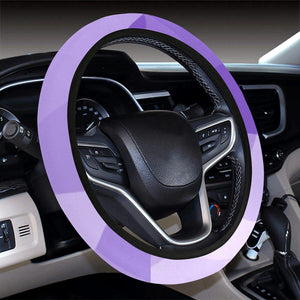 Purple Abstract Geometrix Pattern Steering Wheel Cover, Car Accessories, Car