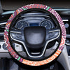 Colorful Floral Mandalas Steering Wheel Cover, Car Accessories, Car decoration,