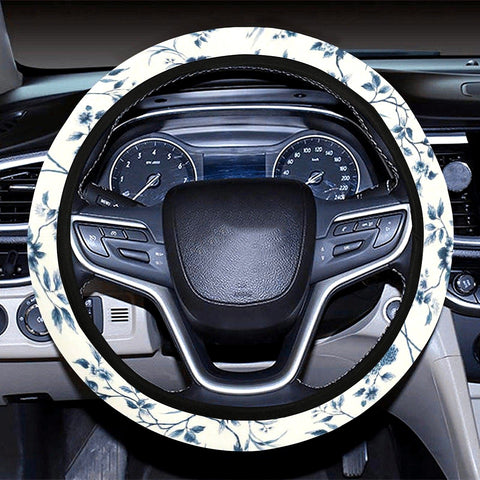 Abstract Pattern Floral Steering Wheel Cover, Car Accessories, Car decoration, comfortable grip & Padding, car decor