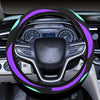 Rainbow Zebra Pattern Steering Wheel Cover, Car Accessories, Car decoration,