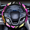 Pink Animal Print Design Steering Wheel Cover, Car Accessories, Car decoration,
