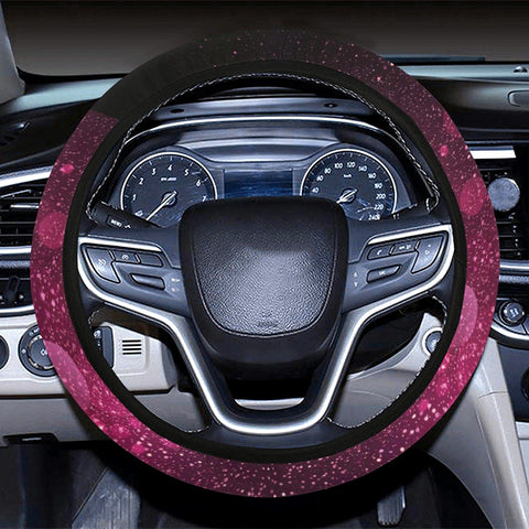 Image of Pink Confetti Steering Wheel Cover, Car Accessories, Car decoration, comfortable
