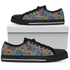 Abstract Colorful Psychedelic Low Top Shoes,Streetwear,All Star,Custom Shoes,Women's Low Top,Bright Colorful,Mandala shoes,Fashion Shoe,