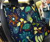 Abstract Floral Pattern Car Seat Pet Covers, Backseat Protector, Artistic Car