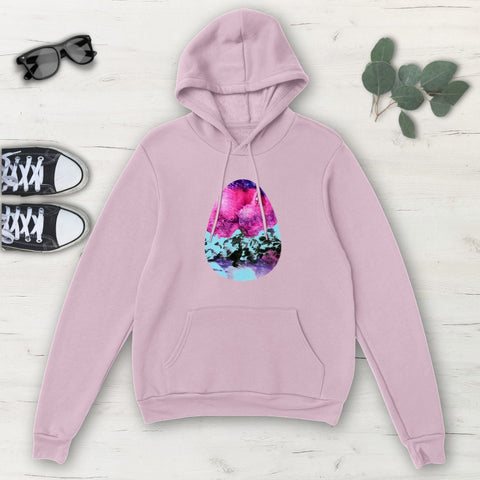 Image of Abstract Multicolored Nature Egg Classic Unisex Pullover Hoodie, Mens, Womens,