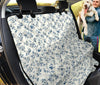 Floral Abstract Design Car Seat Covers , Artistic Backseat Protectors, Pet