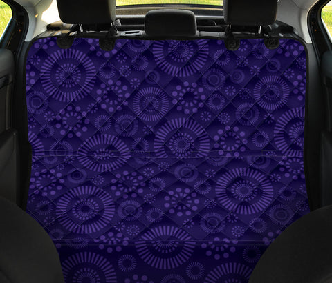 Image of Purple Aztec Bohemian Car Seat Covers - Ethnic Boho Chic Abstract Art, Backseat Pet Protector, Unique Car Accessories