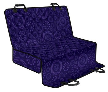 Purple Aztec Bohemian Car Seat Covers - Ethnic Boho Chic Abstract Art, Backseat Pet Protector, Unique Car Accessories