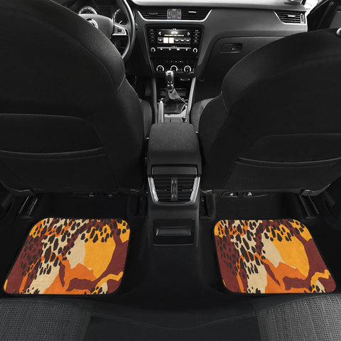 Image of Abstract Tribal ethnic Car Mats Back/Front, Floor Mats Set, Car Accessories
