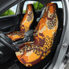 Abstract Tribal Ethnic Front Car Seat Covers, Unique Pattern Car Seat Protector,