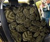 Abstract Gold Leaves Car Seat Pet Covers, Backseat Protector, Luxurious Car