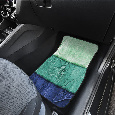 Image of Abstract painting Wall Car Mats Back/Front, Floor Mats Set, Car Accessories