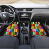 Abstract rainbow colorful tiles mozaic pattern Car Mats Back/Front, Floor Mats