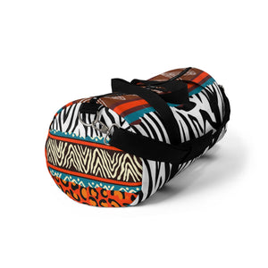 African Animal Printed Duffel Bag, Weekender Bags/ Baby Bag/ Travel Bag/