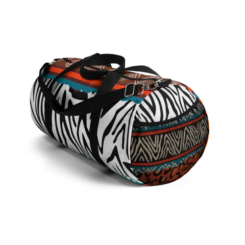 Image of African Animal Printed Duffel Bag, Weekender Bags/ Baby Bag/ Travel Bag/