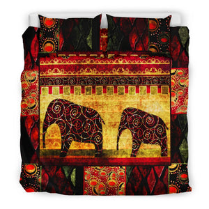 African Print Elephant Comforter Cover, Dorm Room College, Printed Duvet Cover, Bedding Coverlet, Bedding Set, Bed Room, Twin Duvet Cover