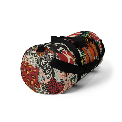 Image of African Printed Patchwork Duffel Bag, Weekender Bags/ Baby Bag/ Travel Bag/