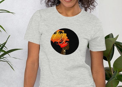 African Woman Unisex T,Shirt, Mens, Womens, Short Sleeve Shirt, Graphic Tee,