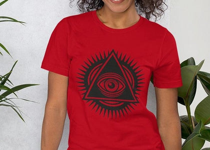 All Seeing Eye Pyramid Unisex T,Shirt, Mens, Womens, Short Sleeve Shirt, Graphic
