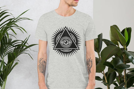 All Seeing Eye Pyramid Unisex T,Shirt, Mens, Womens, Short Sleeve Shirt, Graphic